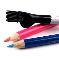 Creioane cu cretă și perie, 3 buc./set - Mix culori (1 Blister)