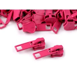 Cursor fermoar injectat, no 5 - Roz (10 Bucăți)