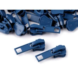 Cursor fermoar injectat, no 5 - Albastru delta (10 Bucăți)