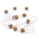 Sticluță cu dop de plută, 20x40 mm - Transparent (4 Fiole) Sticluță cu dop de plută, 20x40 mm - Transparent (4 Fiole)
