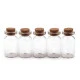 Sticluță cu dop de plută, 20x40 mm - Transparent (4 Fiole) Sticluță cu dop de plută, 20x40 mm - Transparent (4 Fiole)