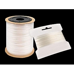 Elastic siliconic, lățime 4 mm - Transparent (1200 Metri)