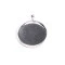 Bază pandantiv rotund, ø25 mm - Platinum (1 Bucată)