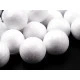 Bile polistiren, ø1,5 cm - Alb (100 Bucăți)