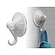 Cârlig cu ventuză - Alb (2 Bucăți)