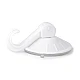 Cârlig cu ventuză - Alb (2 Bucăți)