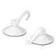 Cârlig cu ventuză - Alb (2 Bucăți)