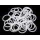 Inele plastic, ø34mm - Alb (20 Bucăți)