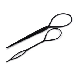Accesoriu păr / coafură, 2 buc/set - Negru (1 Set)