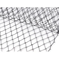 Voaletă, lățime 24 cm - Negru (1 Metru)