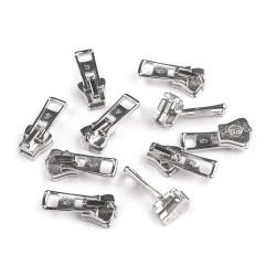 Cursor fermoar injectat alfa, no 5 - Nichel (25 Bucăți)