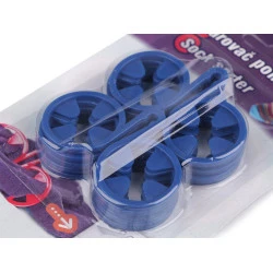 Cârlige șosete - Albastru delta (1 Blister)