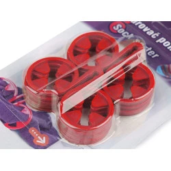 Cârlige șosete - Roșu (1 Blister)