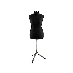 Manechin croitorie / expunere - femei, mărimea 46; tina - Negru (1 Bucată)