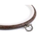 Gherghef / ramă pentru broderie flexi, ø16 cm - Maro (1 Bucată)