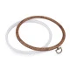 Gherghef / ramă pentru broderie flexi, ø16 cm - Maro (1 Bucată)