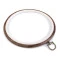 Gherghef / ramă pentru broderie, ø20 cm - Maro (1 Bucată)