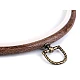 Gherghef / ramă pentru broderie, ø20 cm - Maro (1 Bucată)