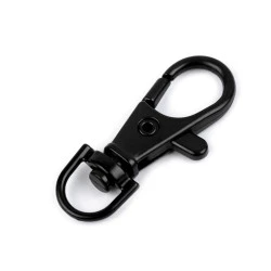 Carabină metalică pivotantă, orificiu 10 mm - Lac negru (20 Bucăți)