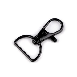 Carabină metalică pivotantă, orificiu 18 mm - Negru (5 Bucăți)