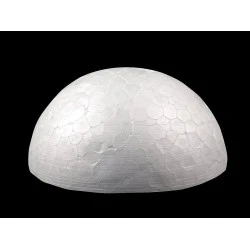 Semisferă polistiren, ø13 cm - Alb (1 Bucată)