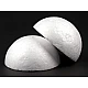 Semisferă polistiren, ø13 cm - Alb (1 Bucată)