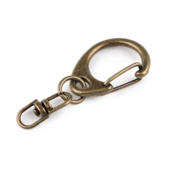 Carabină metalică pivotantă 18x40 mm - Alamă antică (100 Bucăți)