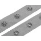 Bandă cu capse pentru confecții textile / body, lățime 18 mm - Nude (45 Metri) Bandă cu capse pentru confecții textile / body, lățime 18 mm - Nude (45 Metri)