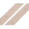Bandă cu capse pentru confecții textile / body, lățime 18 mm - Nude (1 Metru)