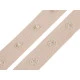 Bandă cu capse pentru confecții textile / body, lățime 18 mm - Nude (45 Metri) Bandă cu capse pentru confecții textile / body, lățime 18 mm - Nude (45 Metri)