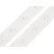Bandă cu capse pentru confecții textile / body, lățime 18 mm - Alb (1 Metru)