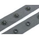 Bandă cu capse pentru confecții textile / body, lățime 18 mm - Nude (45 Metri) Bandă cu capse pentru confecții textile / body, lățime 18 mm - Nude (45 Metri)