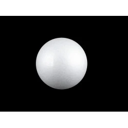 Bile polistiren, ø6,5 cm - Alb (20 Bucăți)