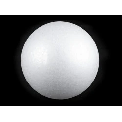 Bile polistiren, ø20 cm - Alb (1 Bucată)