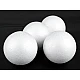 Bile polistiren, ø15 cm - Alb (1 Bucată)