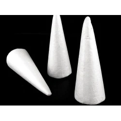 Con polistiren, 9,5x24 cm - Alb (1 Bucată)