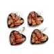 Pandantiv sticlă, model inimioară, 21x21mm - Galben (1 Bucată) Pandantiv sticlă, model inimioară, 21x21mm - Galben (1 Bucată)