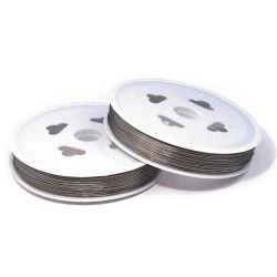 Sârmă siliconata, ø0,45 mm - Platinum (1 Bucată)