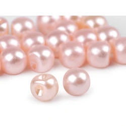 Perle de cusut / nasturi, ø10 mm - Roz pudrat (20 Bucăți)