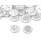 Nasturi cu sclipici 20" - Albastru deschis (400 Bucăți) Nasturi cu sclipici 20" - Albastru deschis (400 Bucăți)