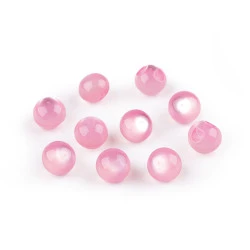Nasture perlă / ochi de pisică ø11 mm - Roz deschis (10 Bucăți)