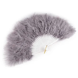 Evantai pene - Gri neutral (1 Bucată)