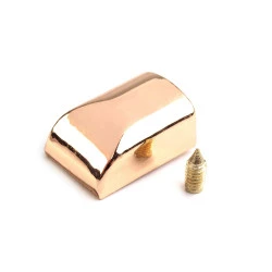 Terminație fermoar - Auriu (20 Bucăți)