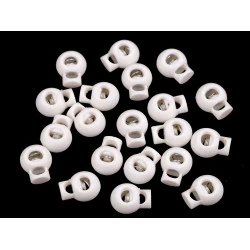 Opritori șnur, 15x19 mm - Crem foarte deschis (10 Bucăți)