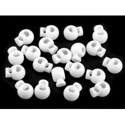 Opritori șnur, 15x19 mm - Off white (10 Bucăți)