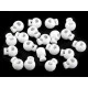 Opritori șnur, 15x19 mm - Off white (10 Bucăți)