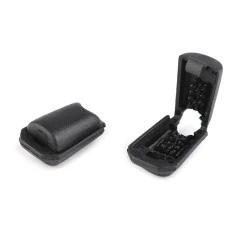 Capăt șnur, 13x19 mm - Negru (20 Bucăți)