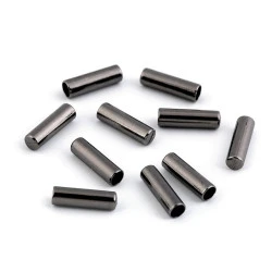 Capăt metalic șnur, ø4 mm - Nichel negru (10 Bucăți)