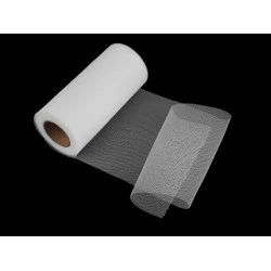 Tull decorativ, lățime 15 cm - Alb zăpadă (1 Bucată)