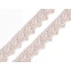 Dantelă bumbac croşetată, lățime 15 mm - Gri neutral (27 Metri)